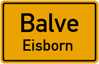 Eisborner Dorfstraße in BalveEisborn