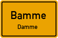 Straßen in Bamme Damme
