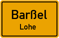 Alte Landesstraße in BarßelLohe