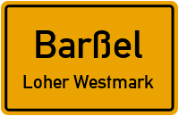 Lange Bahn in BarßelLoher Westmark