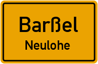Straßenverzeichnis Barßel Neulohe