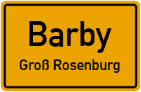 Sachsendorfer Straße in 39240 Barby (Groß Rosenburg)