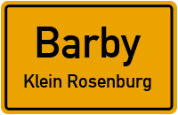 Streichdamm in BarbyKlein Rosenburg