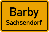 Am Saale Dreieck in BarbySachsendorf