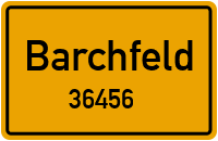 Straßen in 36456 Barchfeld