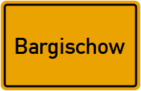 Dorfstraße in Bargischow