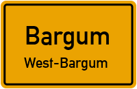 Nordkoogsweg in BargumWest-Bargum