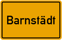 City Sign Barnstädt