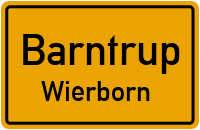 Krumme Straße in BarntrupWierborn