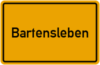 City Sign Bartensleben