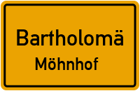 Falkenbergbergweg in BartholomäMöhnhof