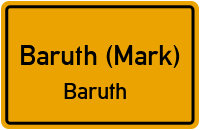 Straßen in Baruth (Mark) Baruth