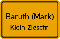 Straßen in Baruth (Mark) Klein-Ziescht