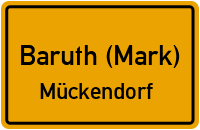 Straßen in Baruth (Mark) Mückendorf