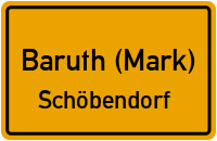 Straßen in Baruth (Mark) Schöbendorf