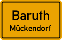 Cottbuser Straße in BaruthMückendorf