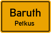 Alte Schulstraße in BaruthPetkus
