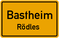 Lehmgrubenweg in BastheimRödles