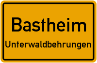 Straßen in Bastheim Unterwaldbehrungen