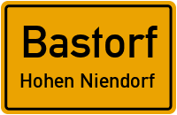 Parkstraße in BastorfHohen Niendorf