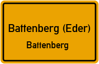 Hauptstraße in Battenberg (Eder)Battenberg