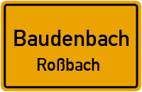 Roßbach in 91460 Baudenbach (Roßbach)