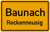 Straßenverzeichnis Baunach Reckenneusig