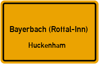 Straßen in Bayerbach (Rottal-Inn) Huckenham