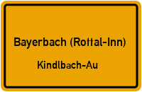 Straßen in Bayerbach (Rottal-Inn) Kindlbach-Au