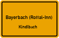 Straßen in Bayerbach (Rottal-Inn) Kindlbach