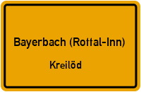 Straßen in Bayerbach (Rottal-Inn) Kreilöd