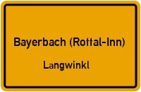 Straßen in Bayerbach (Rottal-Inn) Langwinkl