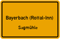 Straßen in Bayerbach (Rottal-Inn) Sagmühle