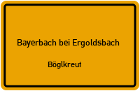 Böglkreut in Bayerbach bei ErgoldsbachBöglkreut
