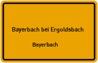 Ergoldsbacher Straße in Bayerbach bei ErgoldsbachBayerbach