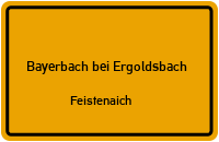 Straßenverzeichnis Bayerbach bei Ergoldsbach Feistenaich