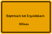 Straßenverzeichnis Bayerbach bei Ergoldsbach Gillisau