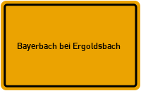 Wo liegt Bayerbach bei Ergoldsbach?