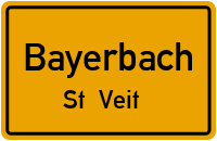 Straßenverzeichnis Bayerbach St. Veit