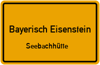 Straßenverzeichnis Bayerisch Eisenstein Seebachhütte