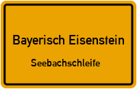 Straßen in Bayerisch Eisenstein Seebachschleife