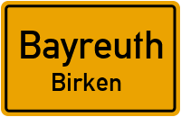 Frankengutstraße in BayreuthBirken