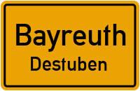Oberer Bergweg in 95448 Bayreuth (Destuben)