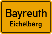 Max-Planck-Straße in BayreuthEichelberg