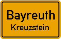 Nürnberger Straße in BayreuthKreuzstein