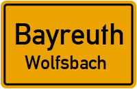 B 22 in BayreuthWolfsbach