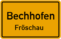 Gottlieb-Daimler-Straße in BechhofenFröschau