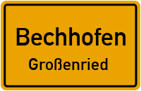 Straßenverzeichnis Bechhofen Großenried