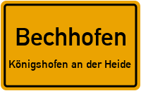 Professor-Sauerbruch-Straße in BechhofenKönigshofen an der Heide
