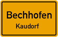 Straßen in Bechhofen Kaudorf